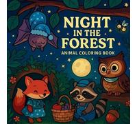 Chris Martin Night in the Forest - Animal Coloring Book (Tascabile)