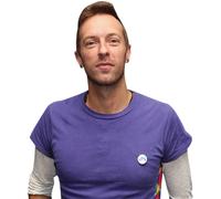 Chris Martin (Purple Top) Ritaglio di buddy a metà corpo