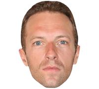 Chris Martin (Stubble) Maschere di persone famose, facce di cartone