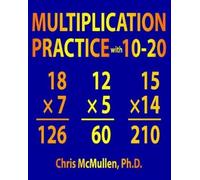 Chris McMullen Multiplication Practice with 10-20 (Tascabile)
