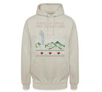 Chris Rea - Felpa con cappuccio e scritta "Driving Home for Christmas Golf | Ugly Christmas Natale", pietra naturale, M