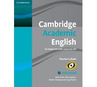 Chris Sowton Martin Hewings Crai Cambridge Academic English C1 Adva (Tascabile)
