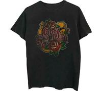 Chris Stapleton a Mezzaluna Rose Paese Blu Verde Musica Rock T Shirt 10260009