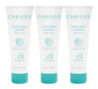 Chrissie Active Body Shower Daily Scrub 3x200 ml
