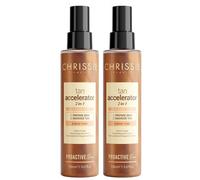Chrissie Proactive Sun Tan Accellerator 2 In 1 2x150 ml Spray