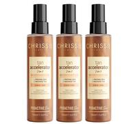 Chrissie Proactive Sun Tan Accellerator 2 In 1 3x150 ml Spray