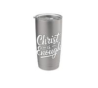 Christ Is Enough Bicchiere termico in acciaio inox doppia parete