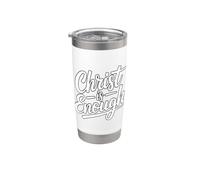Christ Is Enough Bicchiere termico in acciaio inox doppia parete