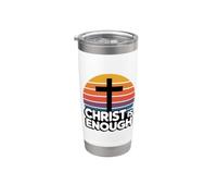 Christ Is Enough Bicchiere termico in acciaio inox doppia parete