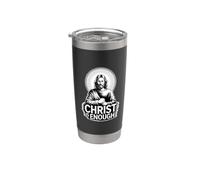 Christ Is Enough Bicchiere termico in acciaio inox doppia parete