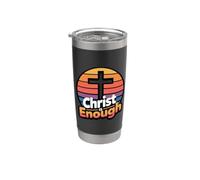Christ Is Enough Bicchiere termico in acciaio inox doppia parete