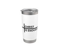 Christ Is Enough Bicchiere termico in acciaio inox doppia parete
