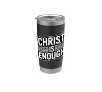 Christ Is Enough Bicchiere termico in acciaio inox doppia parete