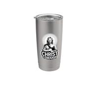 Christ Is Enough Bicchiere termico in acciaio inox doppia parete