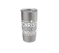 Christ Is Enough Bicchiere termico in acciaio inox doppia parete