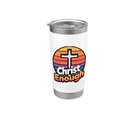 Christ Is Enough Bicchiere termico in acciaio inox doppia parete