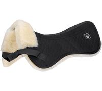 Christ Ultra Saddle Pad without Faux Fur Edging, Black/Natural - 1 pz.
