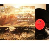 CHRISTA LUDWIG; GERALD MOORE - PHILHARMONIA ORCHESTER LONDON - OTTO KLEMPERER - BRAHMS: ALT-RHAPSODIE - ZIGEUNERLIEDER / WAGNER - WESENDONK-LIEDER - EMI ELECTROLA - VINYL