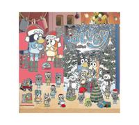 Christas Bluey 2025 Advent Calendar, Xmas 24 Days Countdown Calendars, 24pcs Cartoon Bluey Figures Doll Gifts