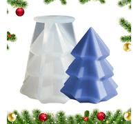 Christbaum Silikonform - Kerzen & Harz Gießform | Baumförmige Bastelform für Handgemachte Kerzens | Einfaches Entformen von Seife, Epoxidharz, Weihnachtsdekoration, DIY Handwerk, Home Decor
