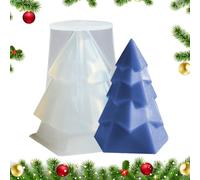Christbaum Silikonform - Kerzen & Harz Gießform | Baumförmige Bastelform für Handgemachte Kerzens | Einfaches Entformen von Seife, Epoxidharz, Weihnachtsdekoration, DIY Handwerk, Home Decor
