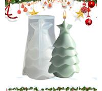 Christbaum Silikonform - Kerzen & Harz Gießform | Baumförmige Bastelform für Handgemachte Kerzens | Einfaches Entformen von Seife, Epoxidharz, Weihnachtsdekoration, DIY Handwerk, Home Decor