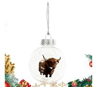 Christbaumschmuck Kugeln - ABS 3D Tierkugel 7cm | Saisonale Dekoration Für Wohnzimmer Schlafzimmer Garten Wand Haustür | Festliche Ornamente Für Heimdekorateure Festplaner Weihnachtsfeiern