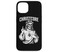 Christcore - Teschio di Gesù, cuore sacro, design cristiano in metallo Custodia per iPhone 13