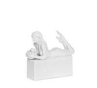 Christel by Sommer Figura Statuetta Zodiaco Acquario 18cm Bianco Poliresina