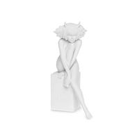 Christel by Sommer Figura Statuetta Zodiaco Toro 23cm Bianco Poliresina
