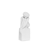CHRISTEL by Sommer Figura Statuetta Zodiaco Vergine 21cm Bianco Poliresina