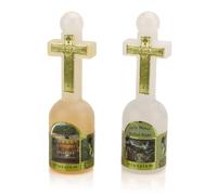 ChristentumWelt Acqua santa purificante della Giordania e olio originale per unguento direttamente da Gerusalemme, 150 ml