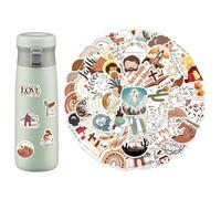 Christian - Adesivi per bambini, confezione da 50 pezzi, impermeabili, Boho Religious Stickers | Bible Verse Scrapbook Supplies For Water Bottle, Laptop, Phone, Kids Teens Birthday, Holiday, Christmas