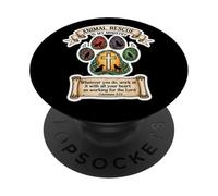 Christian Animal Rescue è il mio ufficiale di ministero volontario Dio PopSockets PopGrip Adesivo