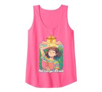 Christian Anime Manga No More Afraid Kawaii Bibbia Rosa Canotta