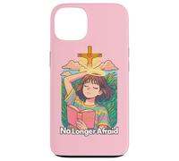 Christian Anime Manga No More Afraid Kawaii Bibbia Rosa Custodia per iPhone 13