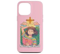 Christian Anime Manga No More Afraid Kawaii Bibbia Rosa Custodia per iPhone 13 Pro Max