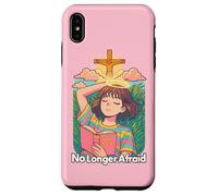 Christian Anime Manga No More Afraid Kawaii Bibbia Rosa Custodia per iPhone XS Max