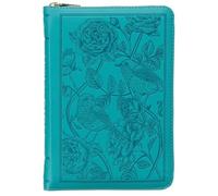 Christian Art G KJV Bible Compact Bible Faux Leather Teal (Rilegato in ecopelle)