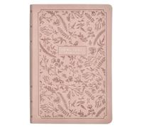 KJV Holy Bible, Giant Print Full-size Red Letter Edition, Thumb Index Tabs & Ribbon Marker, King James Version, Vegan Leather, Dusty Pink, 14 pt. Type (KJV Full Size GP Editions)
