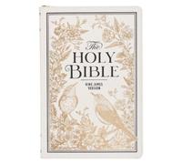Christian Art G KJV Bible Thinline LP White and Gold W/Zi (Rilegato in ecopelle)