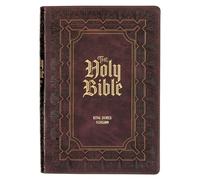 KJV Holy Bible, Super Giant Print Faux Leather Red Letter (Rilegato in ecopelle)