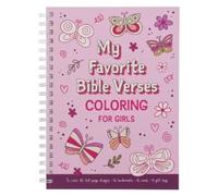 Christian Art G My Favorite Bible Verses Spiral Coloring Book (Copertina rigida)