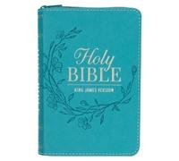 Christian Art Gi KJV Bible Pocket Faux Leather Teal W/Zip (Rilegato in ecopelle)