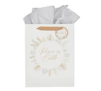 Christian Art Gifts Large Portrait Inspirational Christmas Gift Bag, Tag & Wrapp
