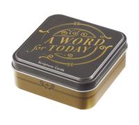 Christian Art Gifts Scripture Prayer Cards In Tin A Word For Today - 50 Double