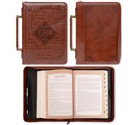 Christian Art Gifts Uomo Classico Bibbia Cover Nomi di Dio Esodo 34:6, Marrone