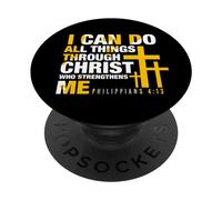 Christian Art Pop Socket - Can Do All Things Through Christ PopSockets PopGrip Adesivo