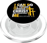 Christian Art Pop Socket - Can Do All Things Through Christ PopSockets PopGrip per MagSafe