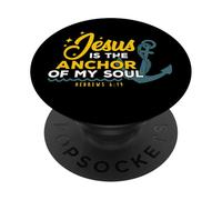 Christian Art Pop Socket - Jesus Is The Anchor Of My Soul PopSockets PopGrip Adesivo